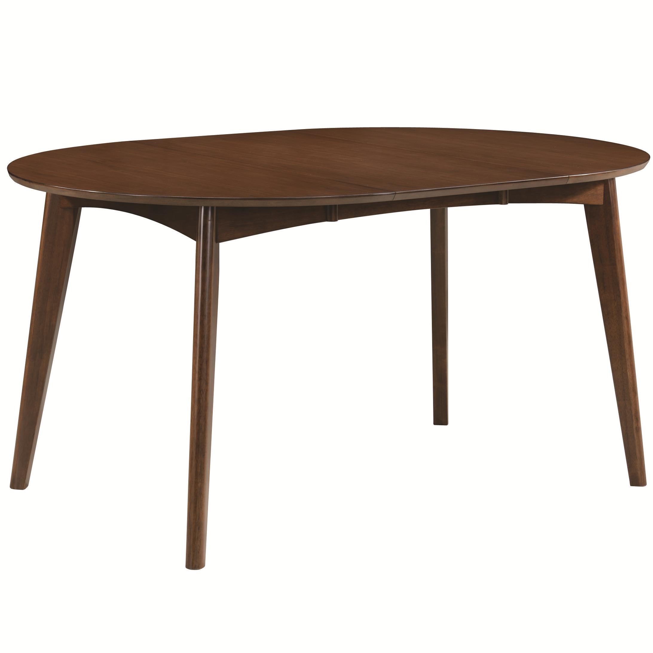 Mid century modern oval dining table best sale